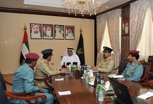 Saif bin Zayed receives new Dubai Police Chief 